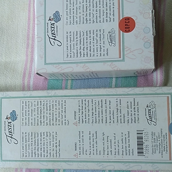 🫖 Genuine Fiesta Candles Box of Six 12" Copco Tapere - Picture 5 of 16